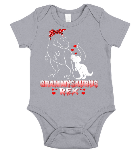 Womens grammy Saurus Gift for Dad grammySaurus halloeen T-Shirt Short Sleeve Baby One-Piece
