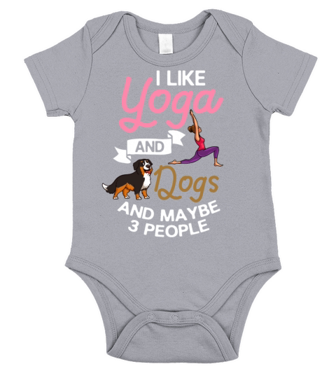 Yoga Dog Beginner Workout Poses Quotes Meditation Short Sleeve Baby One-Piece