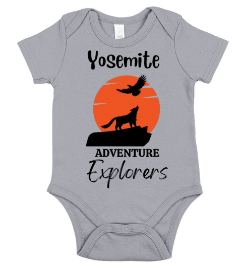 Yosemite Adventure Explorers Short Sleeve Baby One-Piece