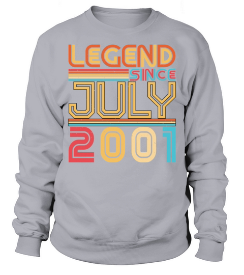 Birth Month July 2001 Sweatshirt Unisex