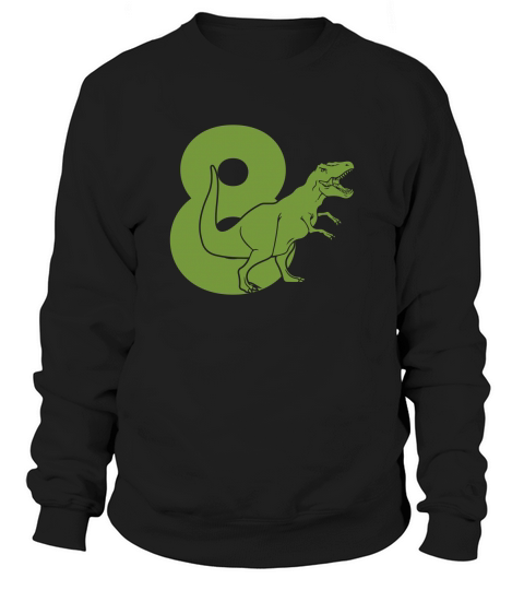 Dinosaur Number(8) Sweatshirt Unisex