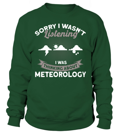 Meteorologist Quote Gift Meteorology Sweatshirt Unisex