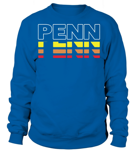 Penn First Name Funny Vintage Sunset Penn Sweatshirt Unisex