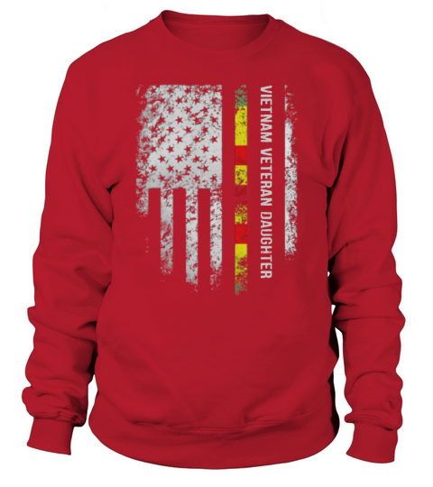 Retro Vietnam Veteran Daughter - Unisex Long Sleeve Sweatshirt Unisex