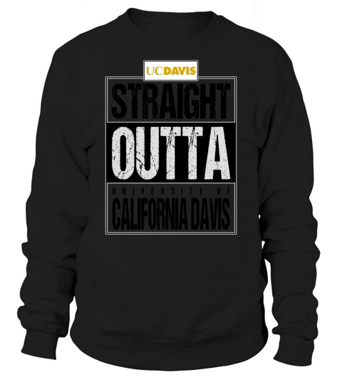 Straight Outta University of California Davis Funny Gift - Ladies Flowy Tank Sweatshirt Unisex
