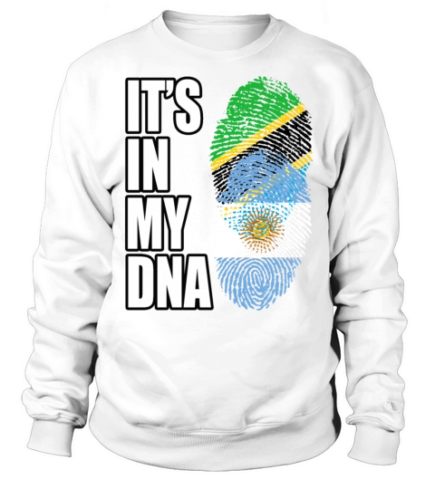 Tanzanian And Argentinian Vintage Heritage DNA Fla Sweatshirt Unisex
