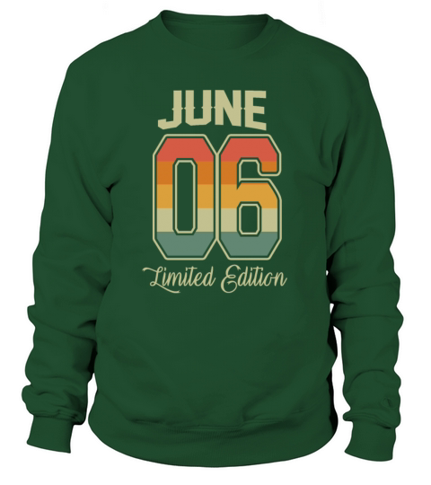 Vintage 16th Birthday June 2006 Sports Gift Sweatshirt Unisex