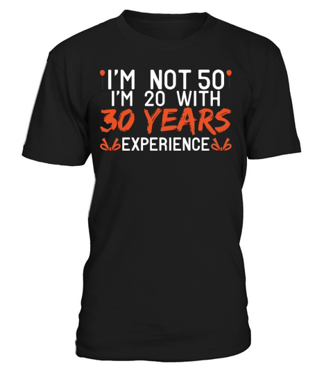 50th Birthday 50 Fifty Fiftieth Age Anniversary T-Shirt Unisex
