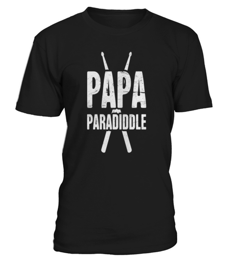 papa paradiddle funny percussion design T-Shirt Unisex