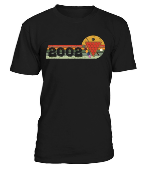 Snooker Snooker-game Vintage born 2002 Birthday T-Shirt Unisex