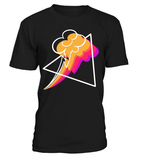 Synthwave Thunderstorm Meteorologist Gift T-Shirt Unisex