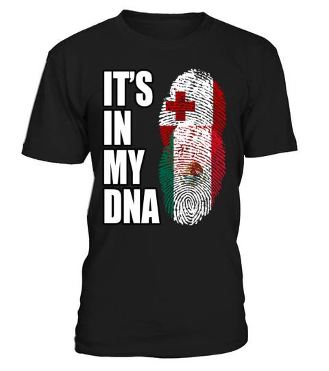Tongan And Mexican Mix Heritage DNA Flag T-Shirt Unisex