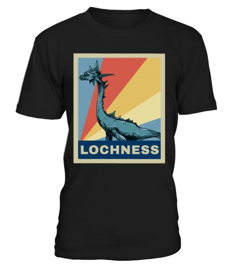 Vintage Retro Loch Ness Monster Nessie Gift T-Shirt Unisex