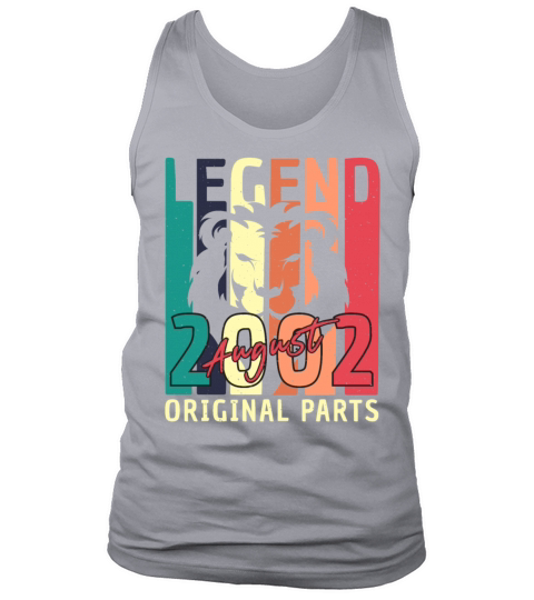 20th Birthday In August 2002 Tank Top Unisex