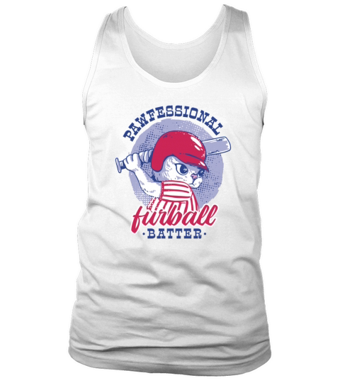 cat baseball quote badge Tank Top Unisex
