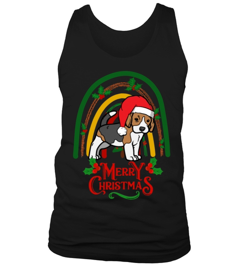 Christmas beagle kawaii Tank Top Unisex