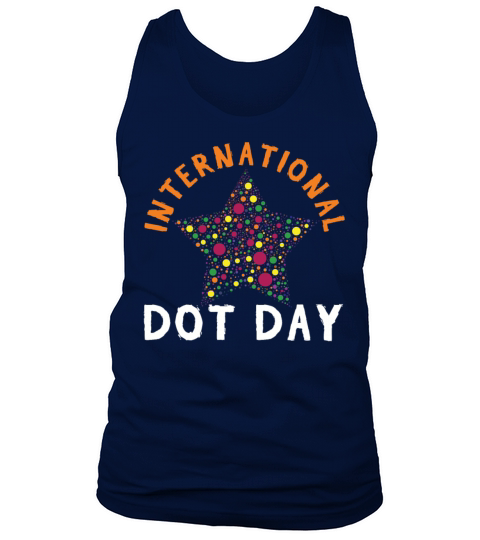 Colorful Star Pattern International Dot Day Tank Top Unisex