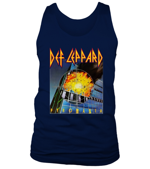 Def Leppard Pyromania 83 Hard Glam Rock Nwobhm T-Shirt Tank Top Unisex