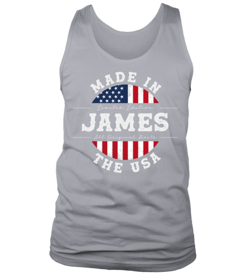 James Name Patriotic American Made in The USA Tank Top Unisex