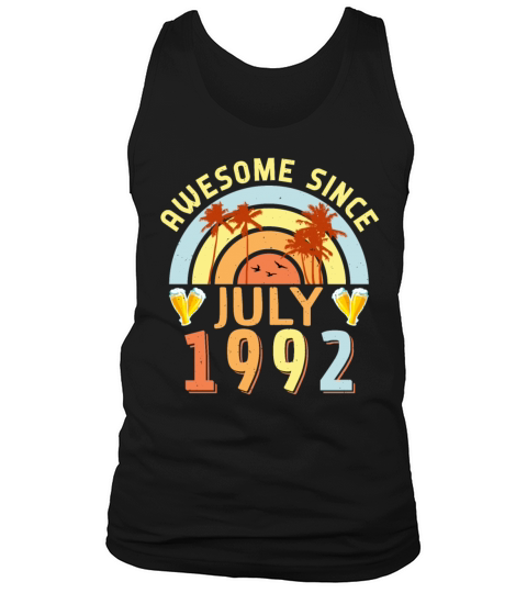July 1992 30th Birthday Tank Top Unisex