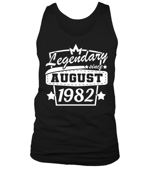 legendary since august 1982 40th birthday retro Tank Top Unisex