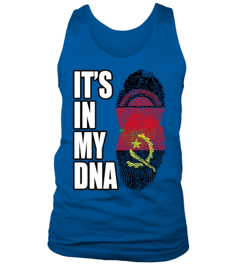 Malawian And Angolan Mix Heritage DNA Flag Tank Top Unisex