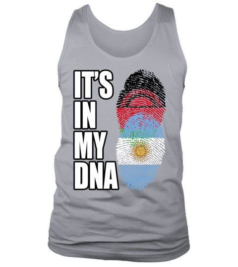 Malawian And Argentinian Mix Heritage DNA Flag Tank Top Unisex