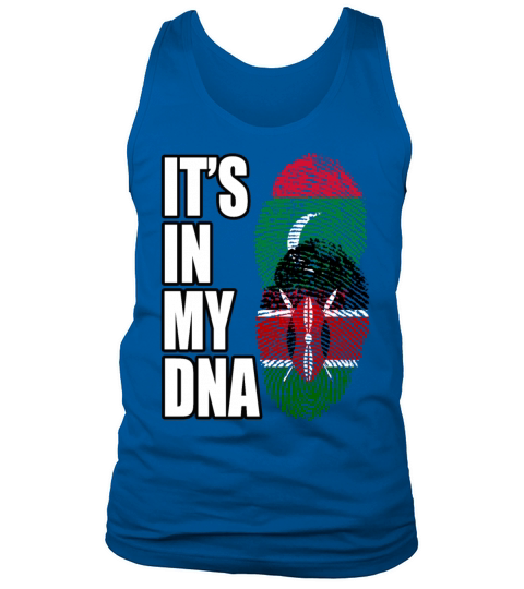 Maldivian And Kenyan Mix Heritage DNA Flag Tank Top Unisex