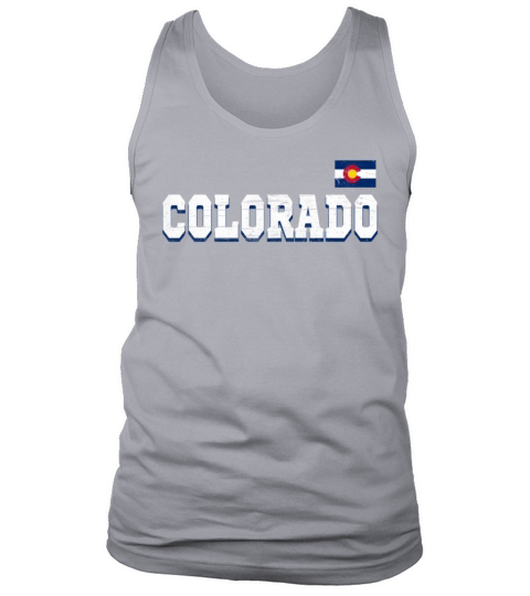 State Name America State Flag Colorado Tank Top Unisex