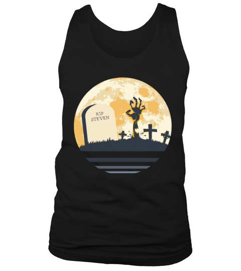 STEVEN Grave Tombstone Halloween Zombie Spooky Tank Top Unisex