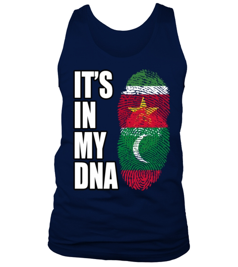 Surinamese And Maldivian Vintage Heritage DNA Flag Tank Top Unisex