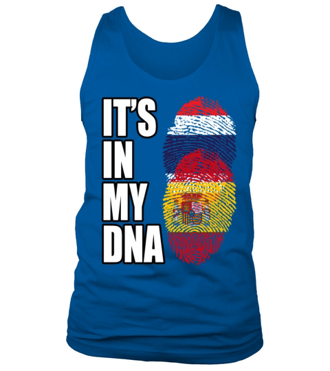 Thai And Spaniard Vintage Heritage DNA Flag Tank Top Unisex