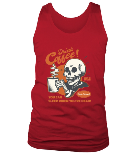Vintage coffee T-shirt Tank Top Unisex