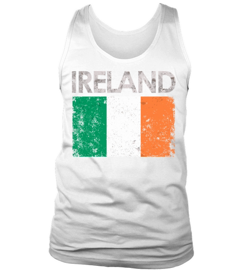 Vintage Ireland Irish Flag Pride Tank Top Unisex