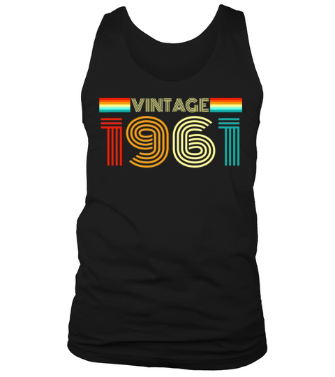 Vintage Retro 1961 - Vintage 1961 Birthday Gift Tank Top Unisex