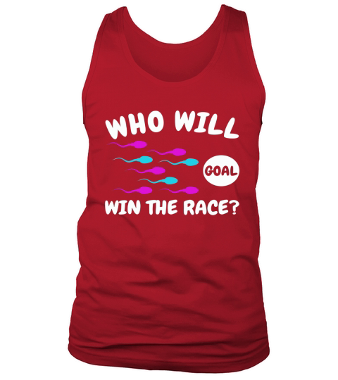 Who will win the race - gender reveal clothes apparel Tank Top Unisex