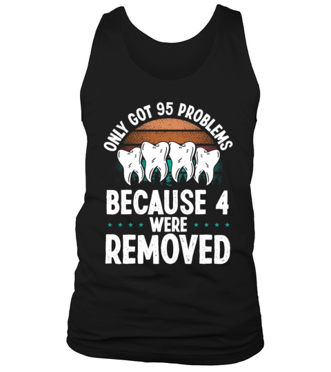 Wisdom Teeth Removal Humor Vintage Tooth Surgery Tank Top Unisex