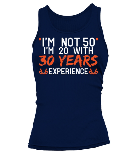 50th Birthday 50 Fifty Fiftieth Age Anniversary Tank top Woman