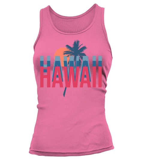 Aloha Hawaii Vintage Retro Surf Gift Tank top Woman