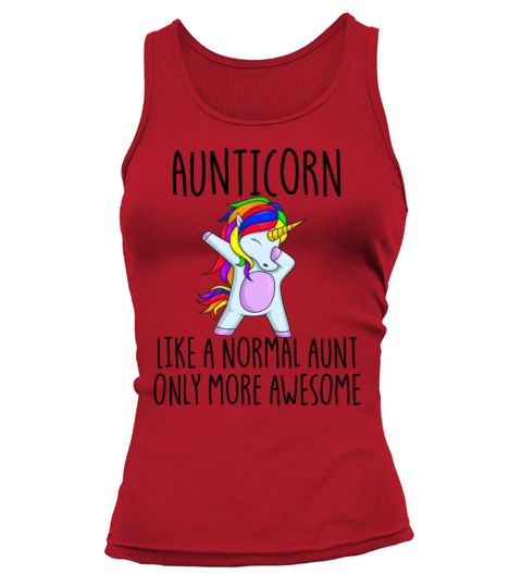 Aunticorn Like Aunt Only Awesome Dabbing Aunticorn Tank top Woman
