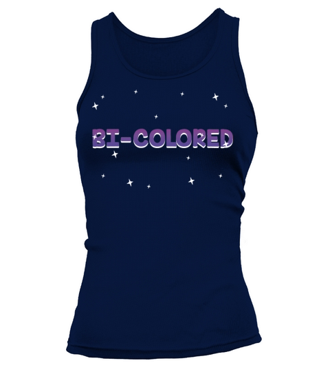 Bi Colored Bisexual LGBTQ Bi Pride LGBT Sayings Tank top Woman