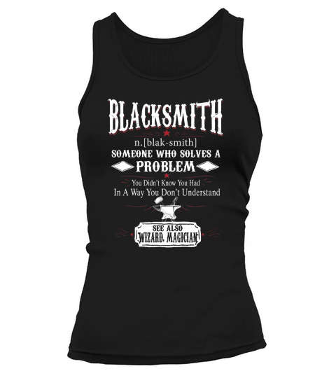 Blacksmith Meaning Tshirt Noun Definition Gift Tank top Woman