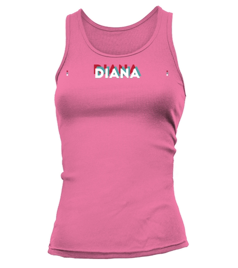 Diana Name - Funny Name Diana 80s theme Tank top Woman