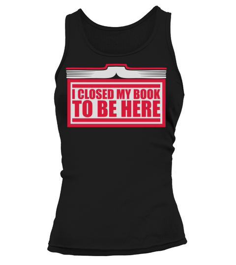 I closed my book Tank top Woman
