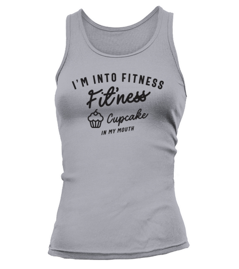 Im Into Fitness Fitness Cupcake In My Mouth Tank top Woman