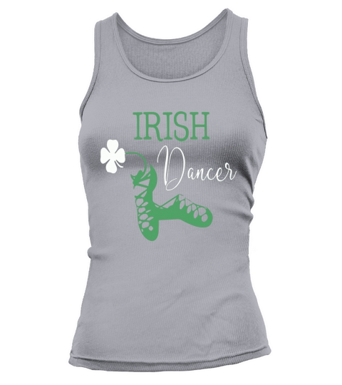 Irish dancer shamrock dancing Tank top Woman