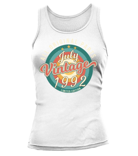 July 1992 30th Birthday Tank top Woman