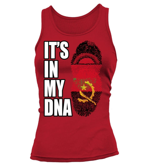Malawian And Angolan Mix Heritage DNA Flag Tank top Woman
