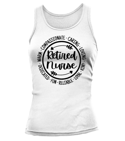 Retired Nurse Vintage Gift Tank top Woman
