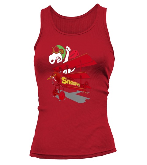 snoopy pilot Tank top Woman
